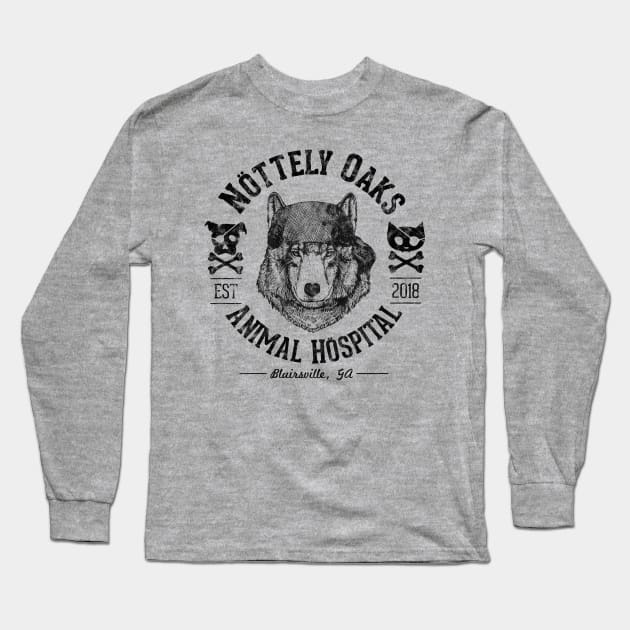 Biker NOAH Long Sleeve T-Shirt by Nottely Oaks Animal Hospital